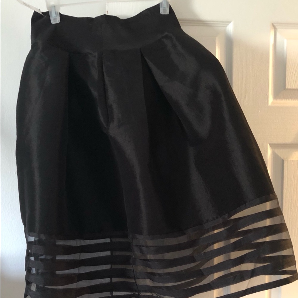 Black fashion bubble skirt